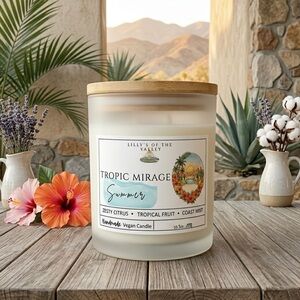 Tropic Mirage Summer Candle - Cream